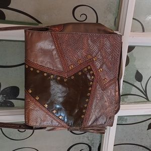 Bags by pinky genuine leather cross body vintage handbag